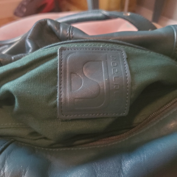 Soprano leather teal bag - Picture 2 of 11